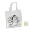 Mini tote bag à colorier jungle