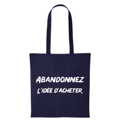 Tote bag bleu marine...