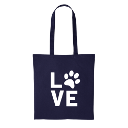 Tote bag bleu marine "LOVE"