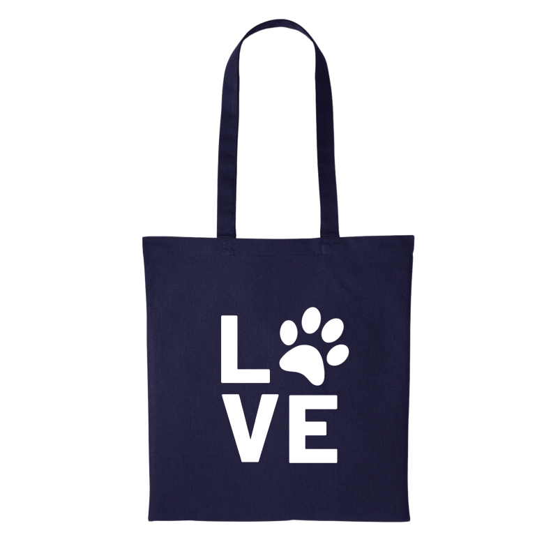 Tote bag bleu marine "LOVE"