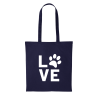Tote bag bleu marine "LOVE"