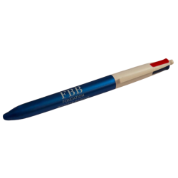 STYLO 4 COULEURS BLEU