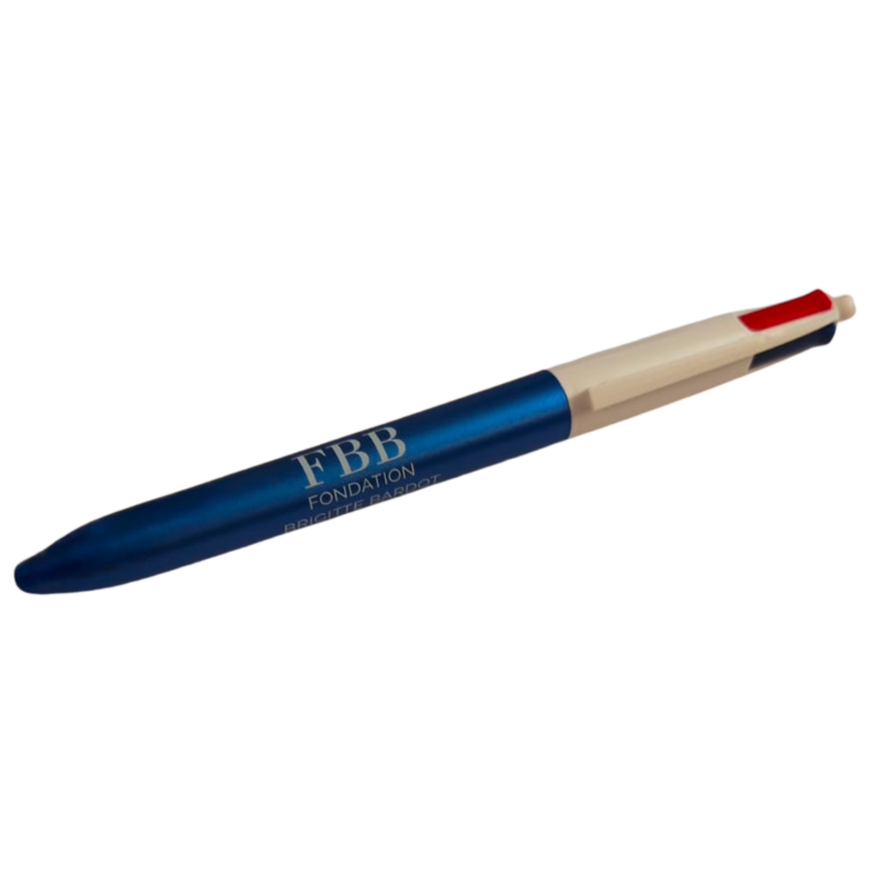 STYLO 4 COULEURS BLEU
